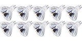 (10 pack) - Q20MR16/FL/CG 20-Watt MR16 Flood 12-Volt Halogen Light Bulbs, Ideal For Track Lighting, Protected With UV Glass Cover, BAB - 20W, 12V, GU5.3 Bi-Pin Base, Halogen Light Bulb