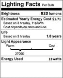 (6 Pack) F13T5/WW - T5 Fluorescent 3000K Warm White - 21" Linear - 13 Watt T5 - under the counter Light Bulbs